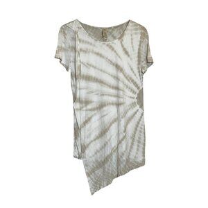 XCVI Tie Dye Asymmetrical Tee Sz. S NWT